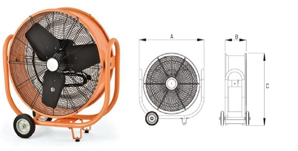 Modern industrial Ventilation Fan
